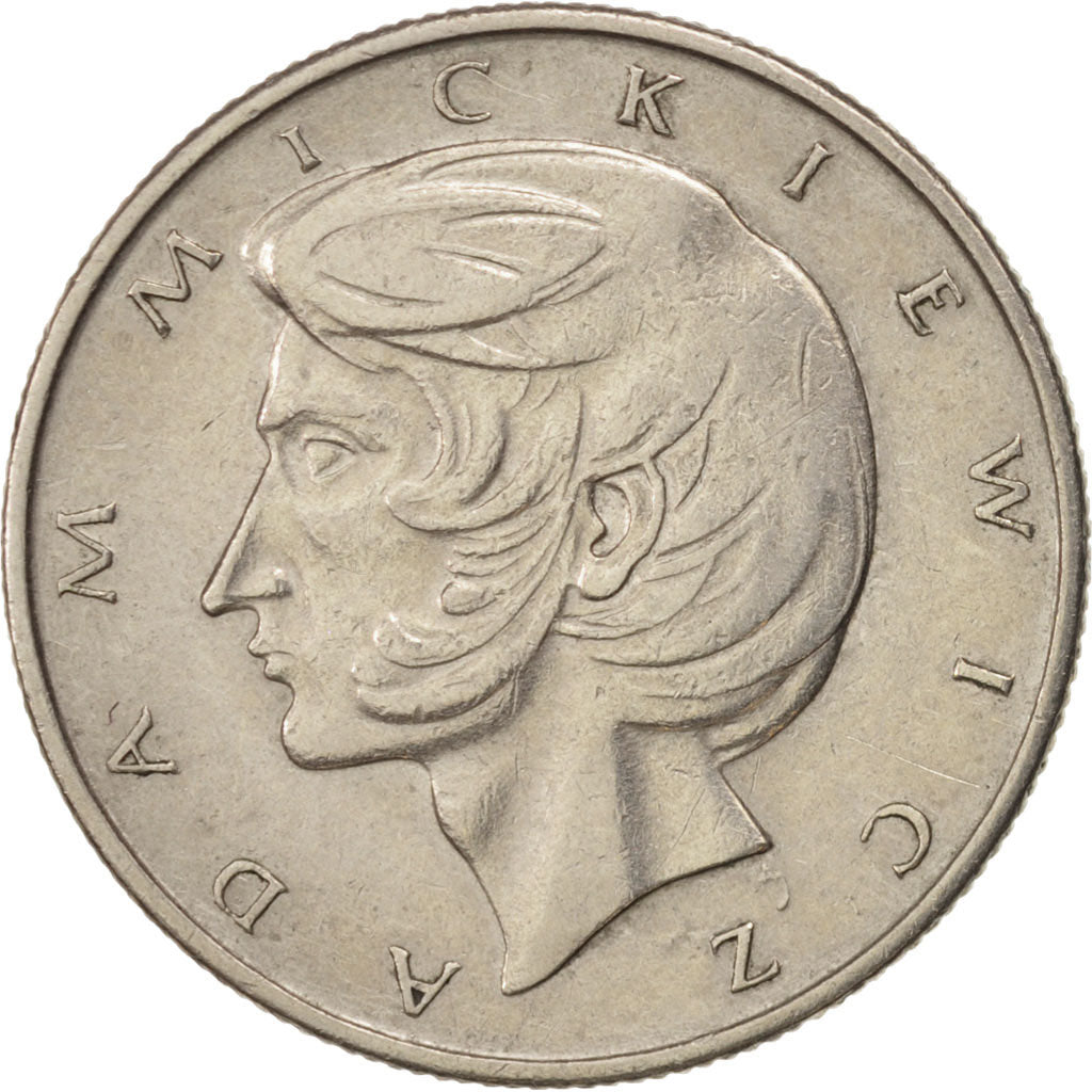 Moneta, Polonia, 10 Zlotych, 1975, Warsaw, BB+, Rame-nichel, KM:74
