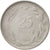 Monnaie, Turquie, 25 Kurus, 1962, TTB+, Stainless Steel, KM:892.2