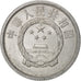 CHINA, PEOPLE'S REPUBLIC, 2 Fen, 1979, MS(63), Aluminum, KM:2