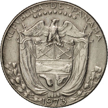 Panama, 1/10 Balboa, 1973, AU(55-58), Copper-Nickel Clad Copper, KM:10