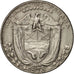 Panama, 1/10 Balboa, 1973, AU(55-58), Copper-Nickel Clad Copper, KM:10