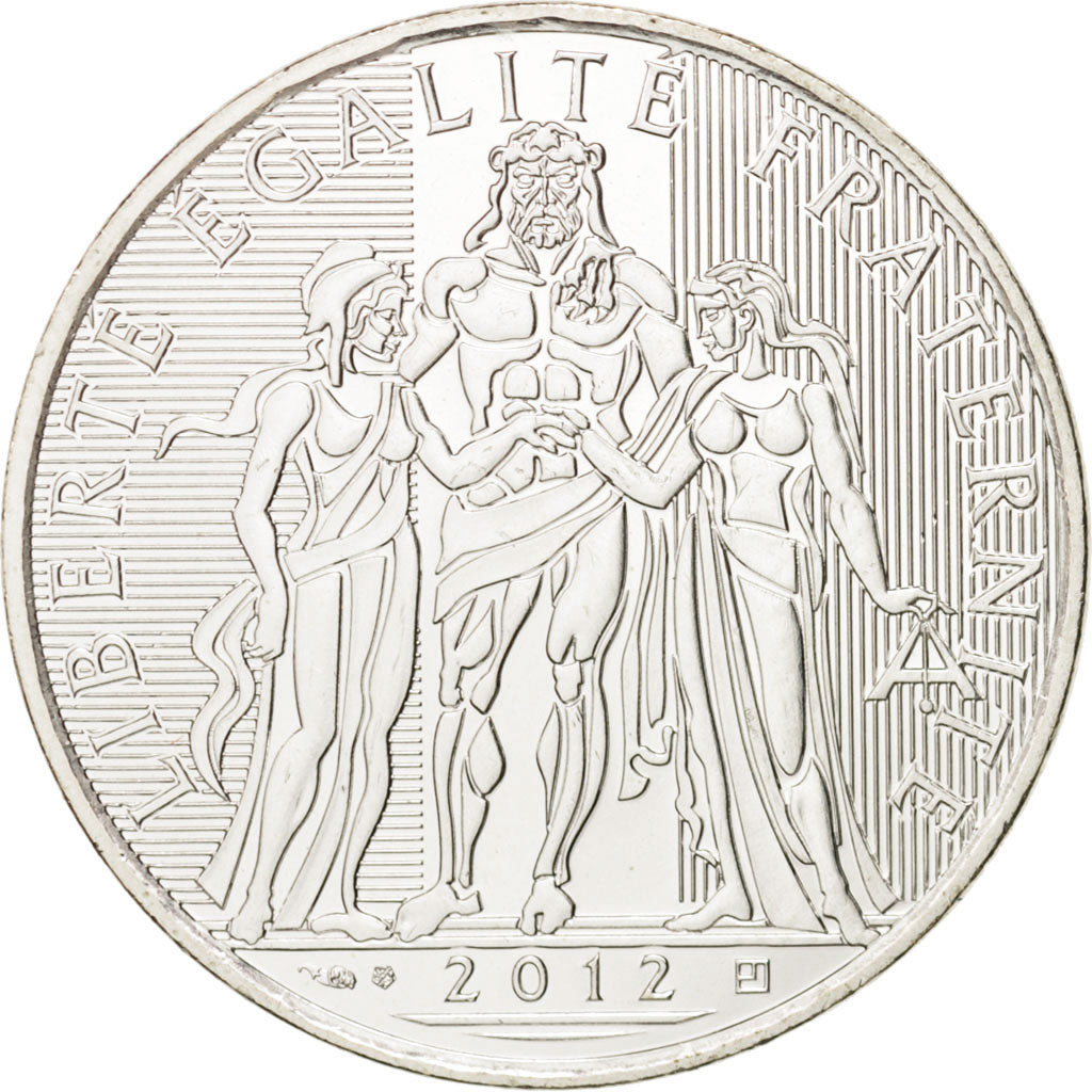 Coin, France, 10 Euro, 2012, MS(64), Silver, KM:2073