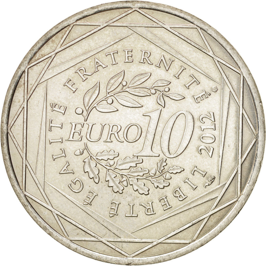 Coin, France, 10 Euro, 2012, MS(63), Silver, KM:1883