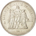 Coin, France, Hercule, 50 Francs, 1976, Paris, MS(60-62), Silver, KM:941.1