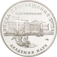 RUSSIA, 3 Roubles, 1992, Moscow, KM #350, MS(65-70), Silver, 34.73