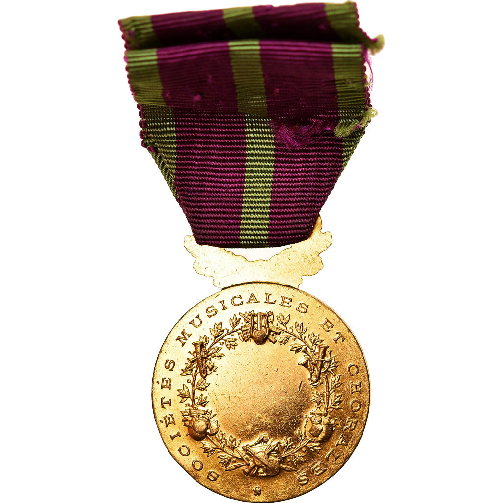Francja, Sociétés musicales et chorales, Medal, Undated, Bardzo dobra
