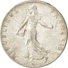 France, Semeuse, 50 Centimes, 1919, Paris, MS(60-62), Silver, KM:854