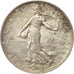 France, Semeuse, 2 Francs, 1916, Paris, AU(55-58), Silver, KM:845.1, Gadoury:532