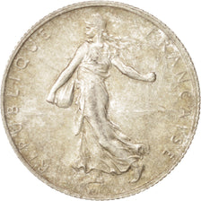 France, Semeuse, 2 Francs, 1916, Paris, MS(60-62), Silver, KM:845.1, Gadoury:532