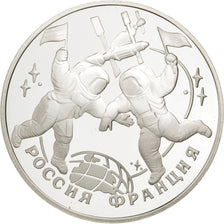 RUSSIA, 3 Roubles, 1993, Leningrad, KM #365, MS(65-70), Copper-Nickel, 33, 34.74