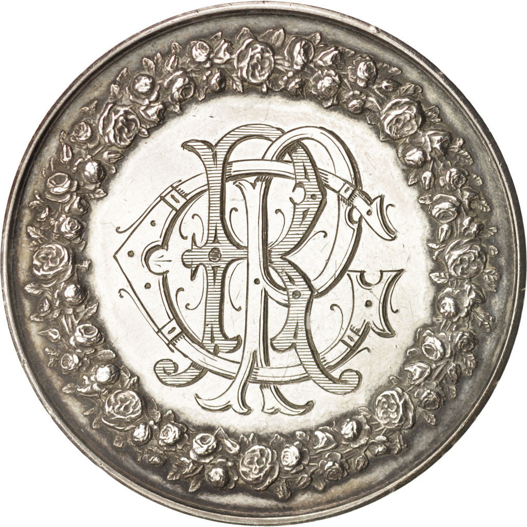 France, Medal, Médaille de mariage, Religions & beliefs, 1875, Petit