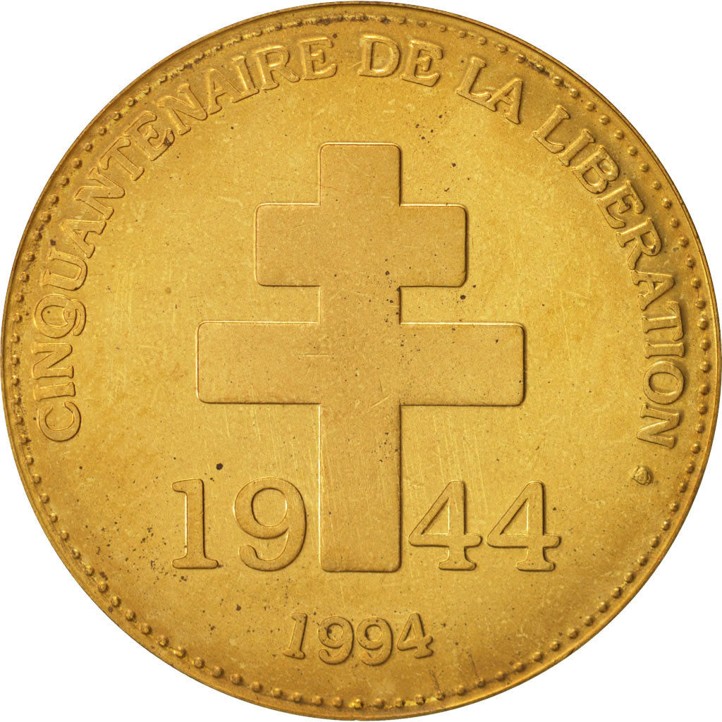 France, Medal, Charles De Gaulle, 50th liberation anniversary, History, 1994