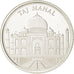France, Medal, Merveilles du monde, Taj Mahal, Arts & Culture, MS(65-70), Silver