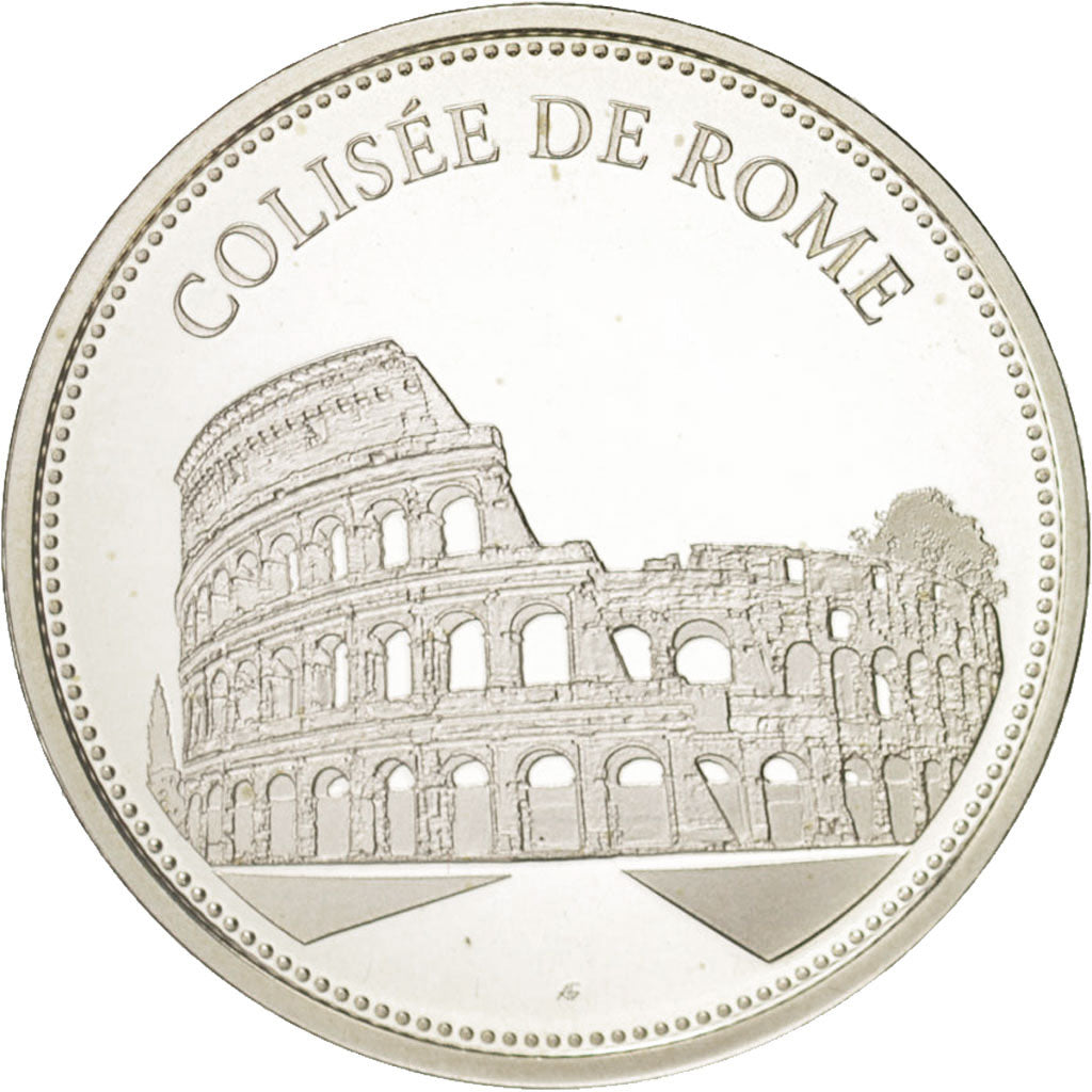 France, Medal, Merveilles du monde, Colisée de Rome, Arts & Culture, MS(65-70)