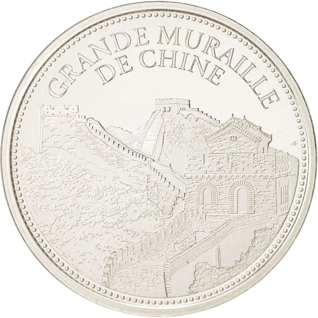 France, Medal, Merveilles du monde, Grande Muraille de Chine, Arts & Culture