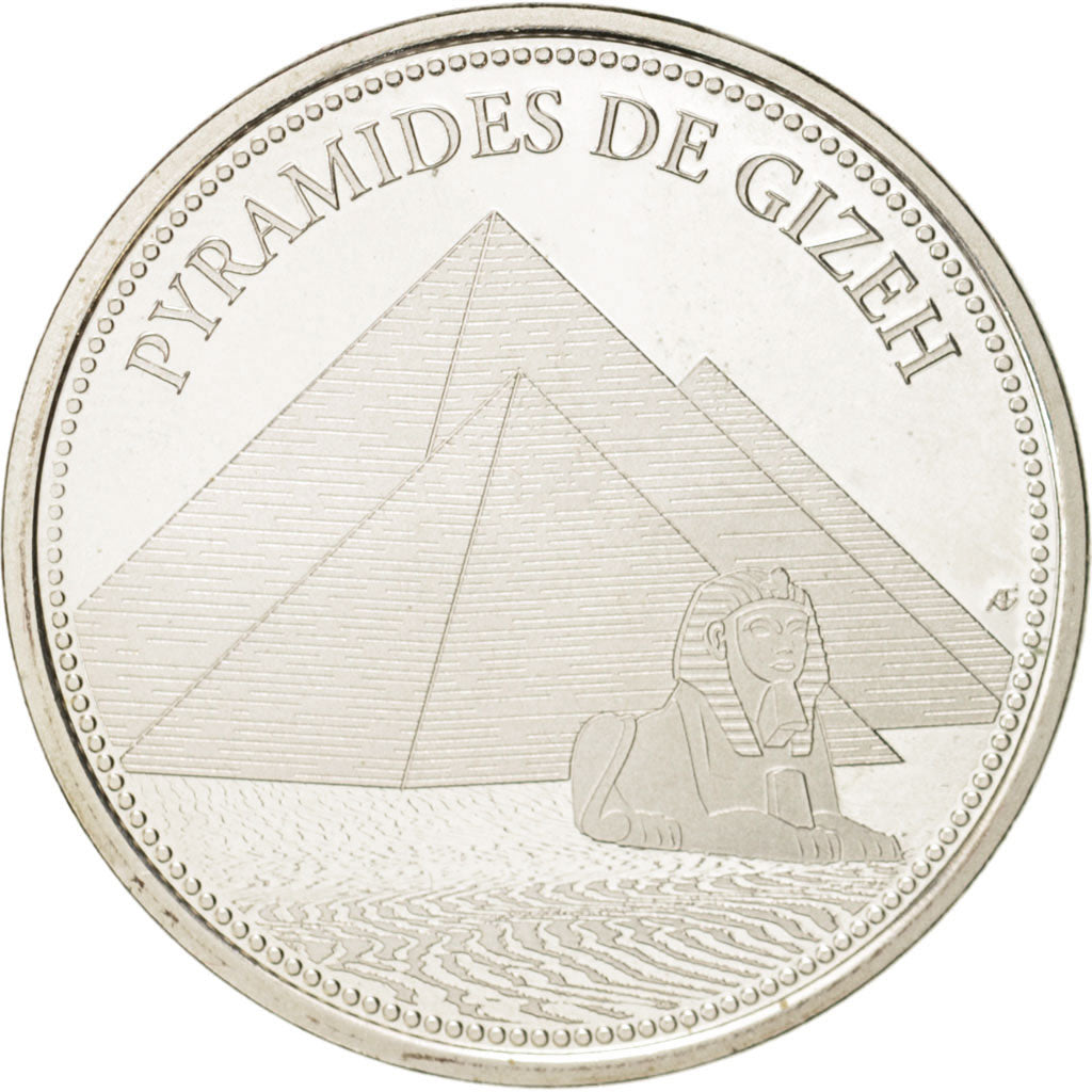 France, Medal, Merveilles du monde, Pyramides de Gizeh