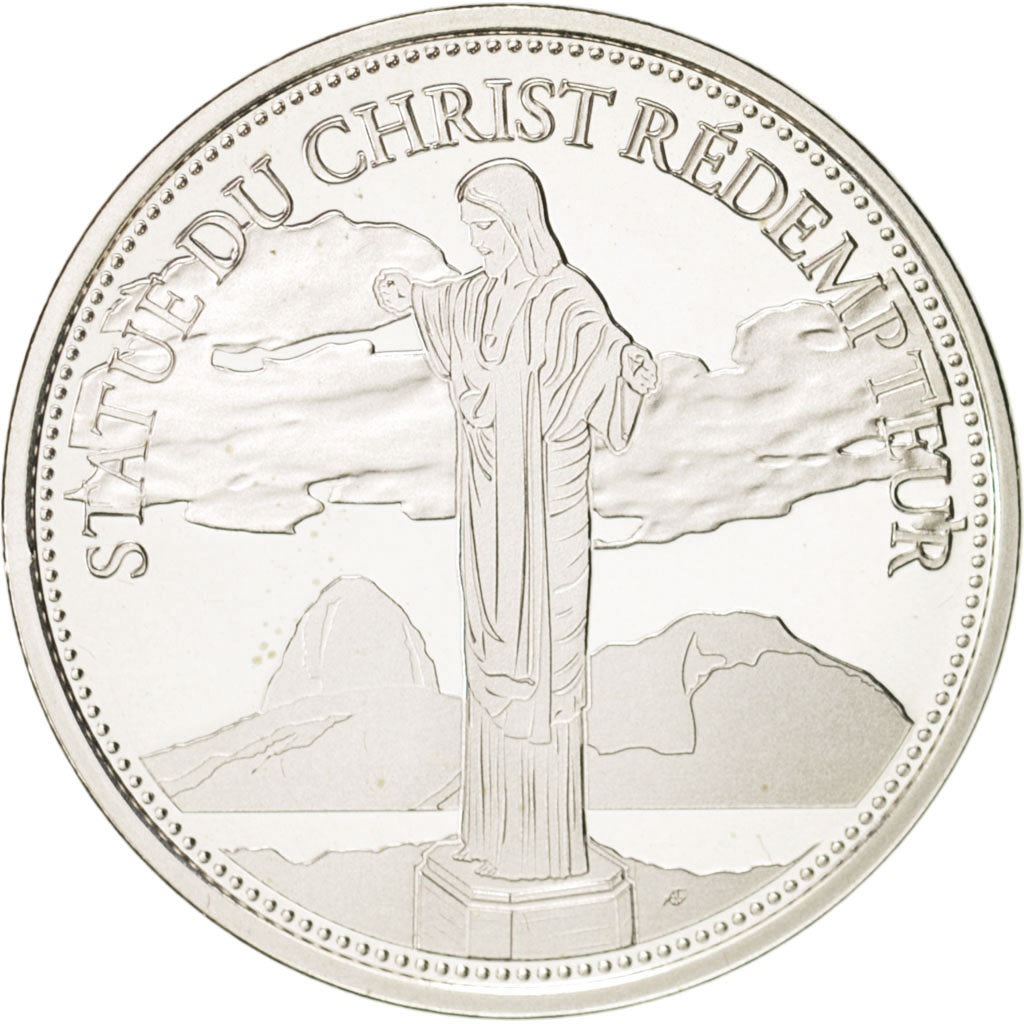 France, Medal, Merveilles du monde, Statue du Christ Rédempteur, Arts &