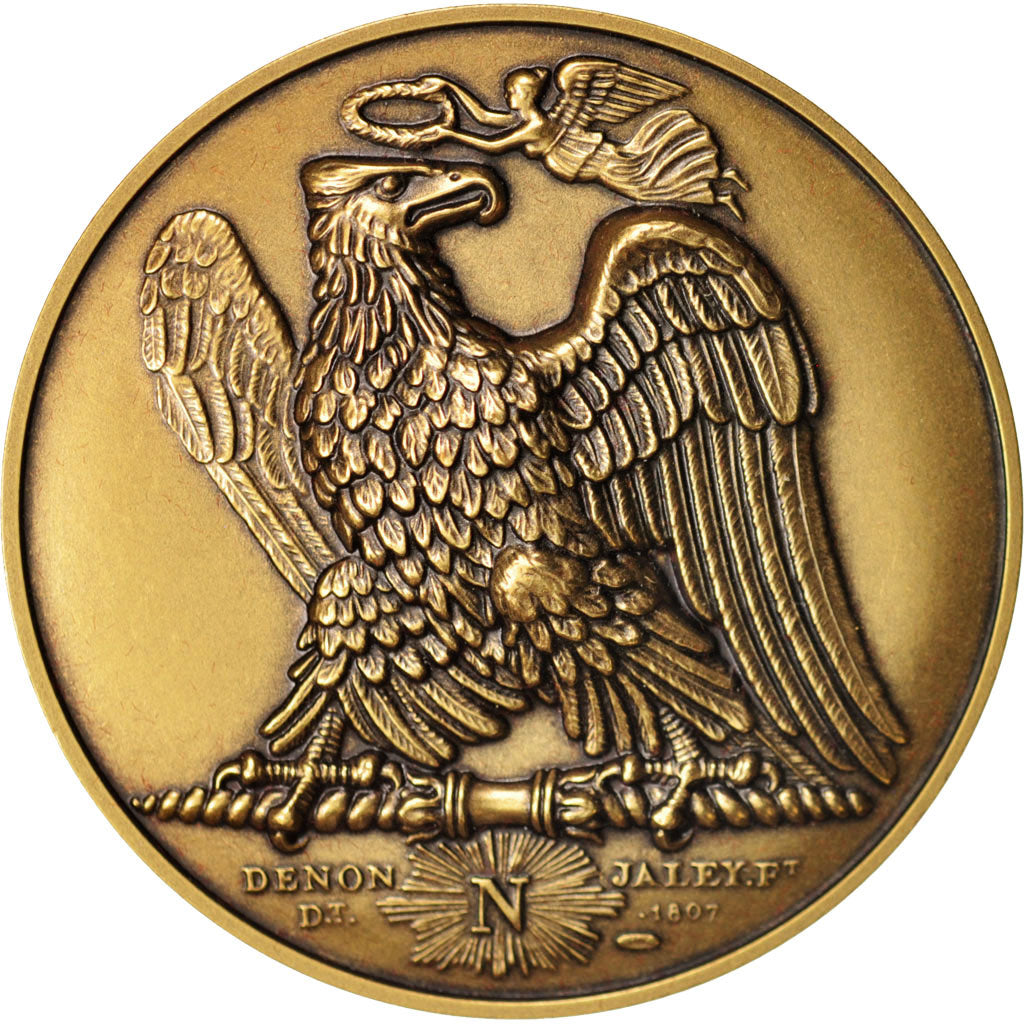 France, Medal, Passage du Rhin, First French Empire, History, MS(65-70), Bronze