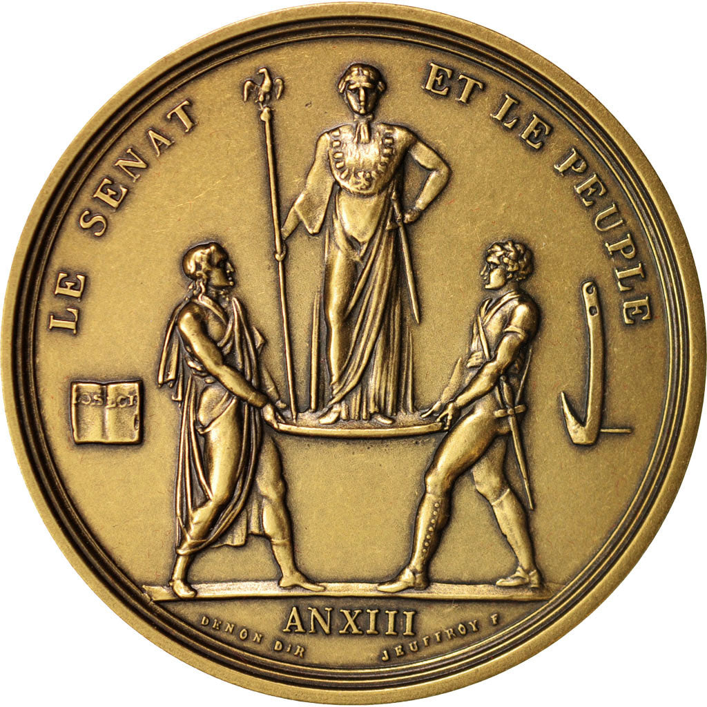 Frankreich, Medal, Couronnement à Paris, First French Empire, History, 1804