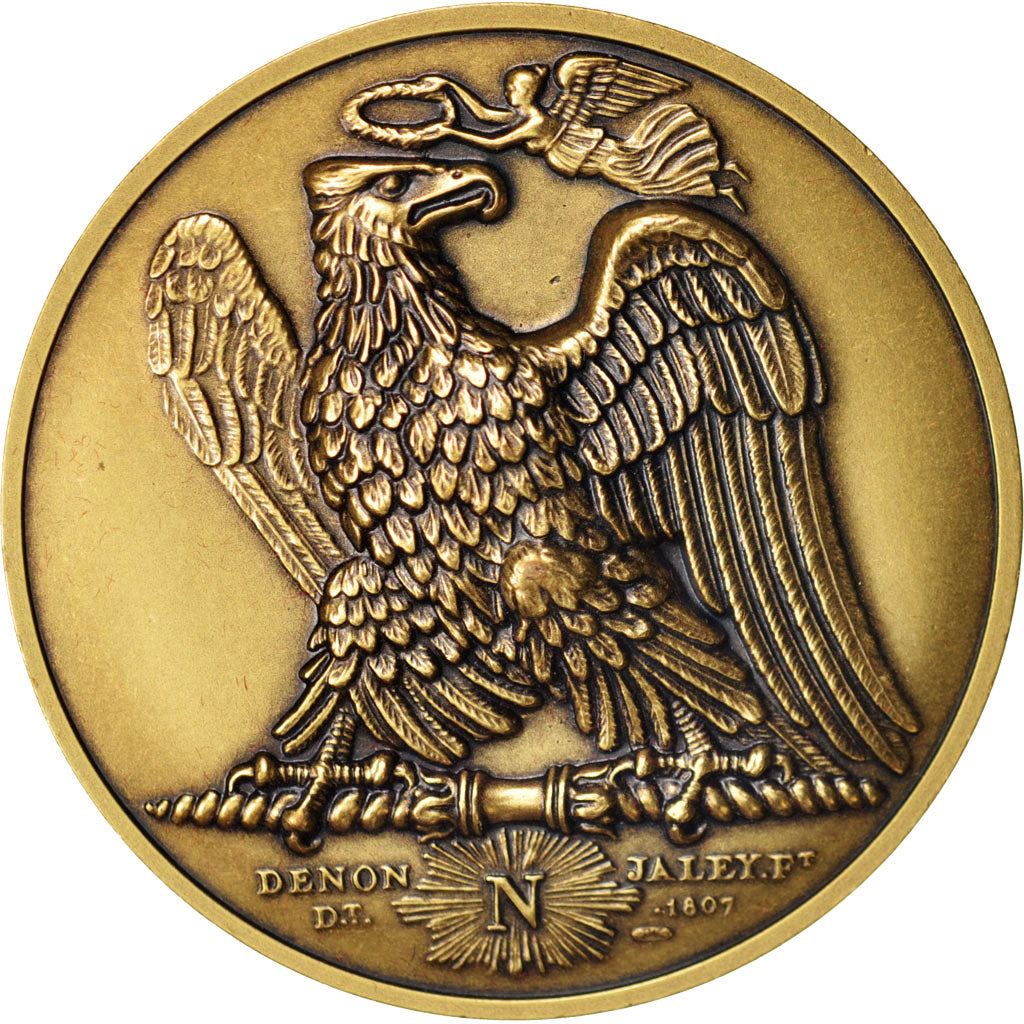 France, Medal, Abdication de Napoléon, First French Empire, History, MS(65-70)