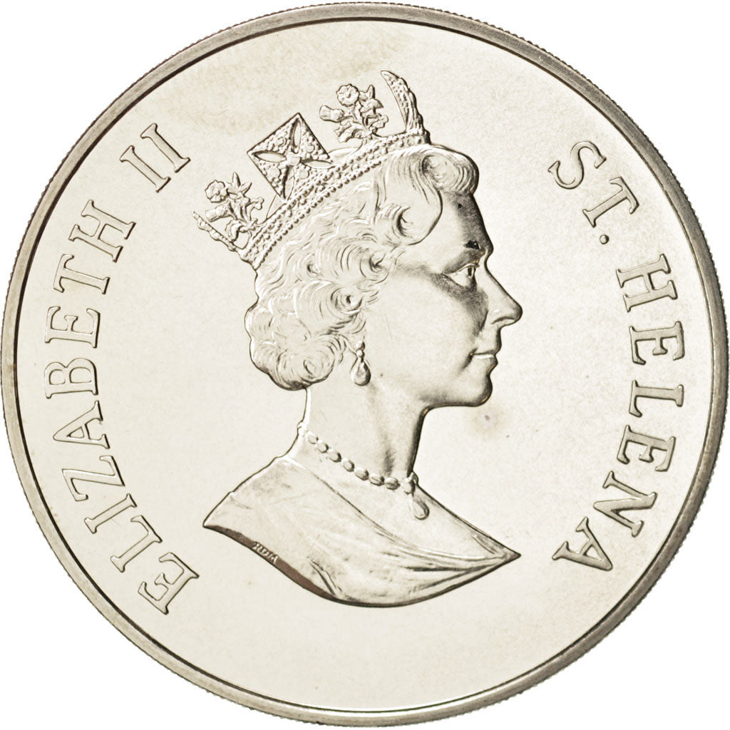 Saint Helena, Elizabeth II, 50 Pence, 1998, British Royal Mint, MS(65-70)