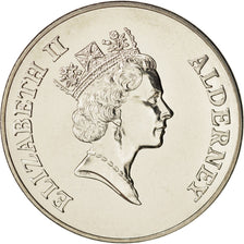 Alderney, Elizabeth II, 2 Pounds, 1997, British Royal Mint, FDC, Rame-nichel