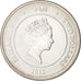 Coin, Fiji, Elizabeth II, 2 Dollars, 2011, New Zealand, MS(65-70), Silver