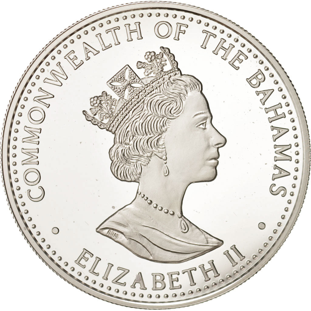 Bahamas, Elizabeth II, 2 Dollars, 1997, British Royal Mint, Silver, KM:198