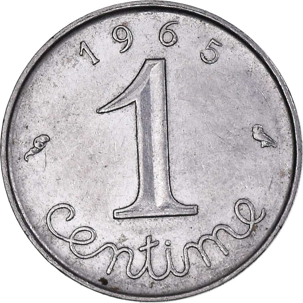 Munten, Frankrijk, Épi, Centime, 1965, Paris, Rebord, ZF, Stainless Steel