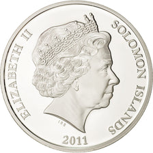 Islas Salomón, Elizabeth II, 10 Dollars, 2011, FDC, Plata, KM:162