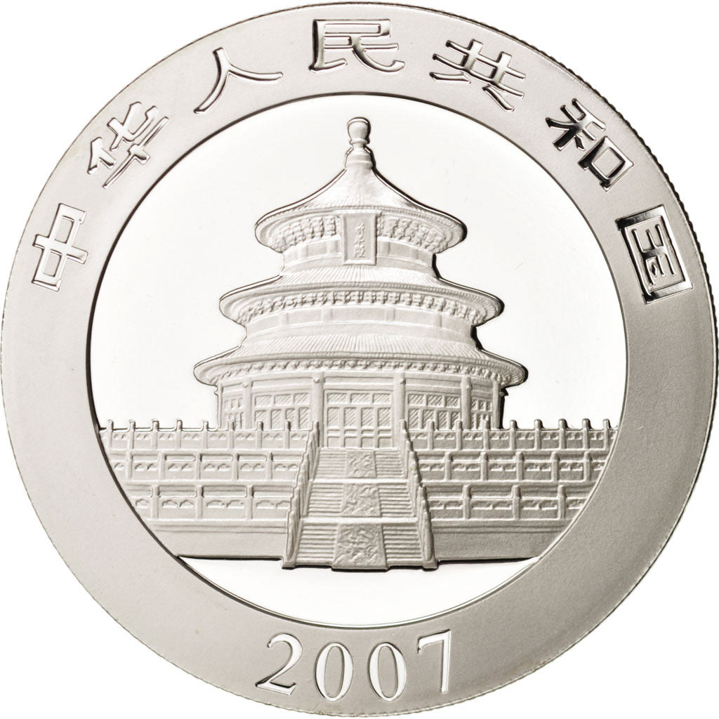 CHINA, PEOPLE'S REPUBLIC, 10 Yüan, 2007, MS(65-70), Silver, KM:1706