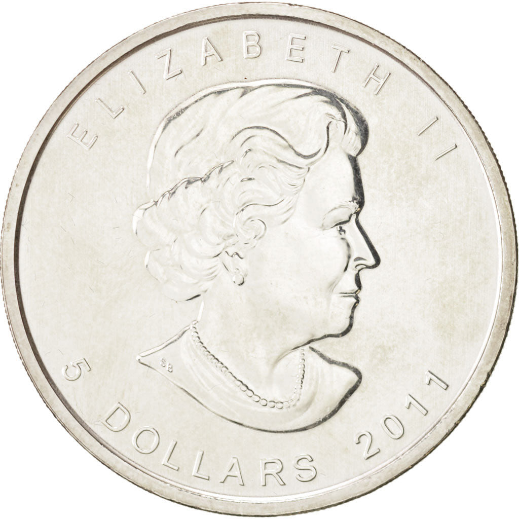 Canada, Elizabeth II, 5 Dollars, 2011, Royal Canadian Mint, MS(65-70), Silver