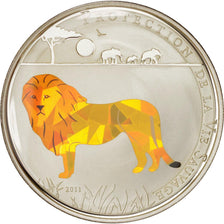 Togo, 100 Francs, 2011, FDC, Silver Plated Base Metal, KM:62