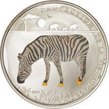 Togo, 100 Francs, 2011, STGL, Silber