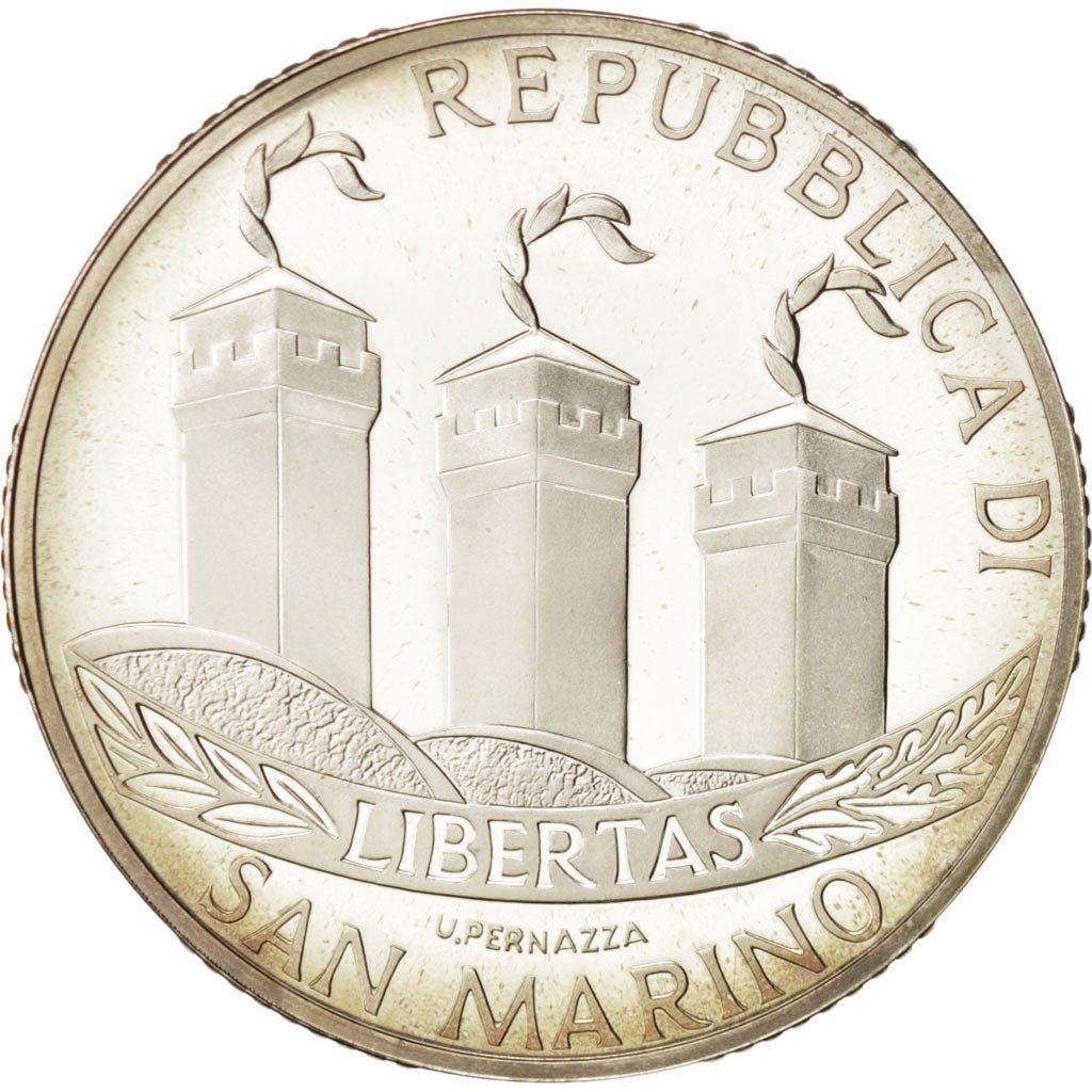 San Marino, 10 Euro, 2002, FDC, Plata, KM:449