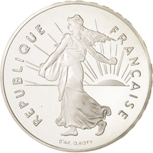 France, 5 Francs, 2001, Paris, MS(65-70), Silver, KM:1309