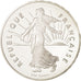 France, 5 Francs, 2001, Paris, MS(65-70), Silver, KM:1309