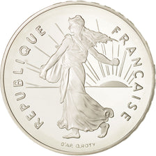 France, 5 Francs, 2001, Paris, MS(65-70), Silver, KM:1309