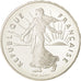 France, 5 Francs, 2001, Paris, MS(65-70), Silver, KM:1309
