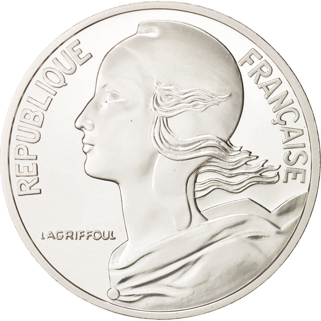 France, 10 Francs, 2000, Paris, MS(65-70), Silver, KM:1401
