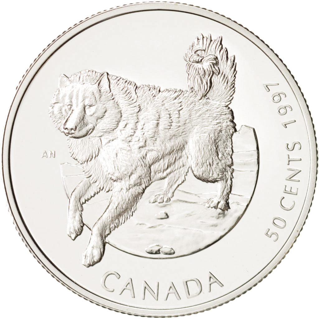 Coin, Canada, Elizabeth II, 50 Cents, 1997, Royal Canadian Mint, Ottawa