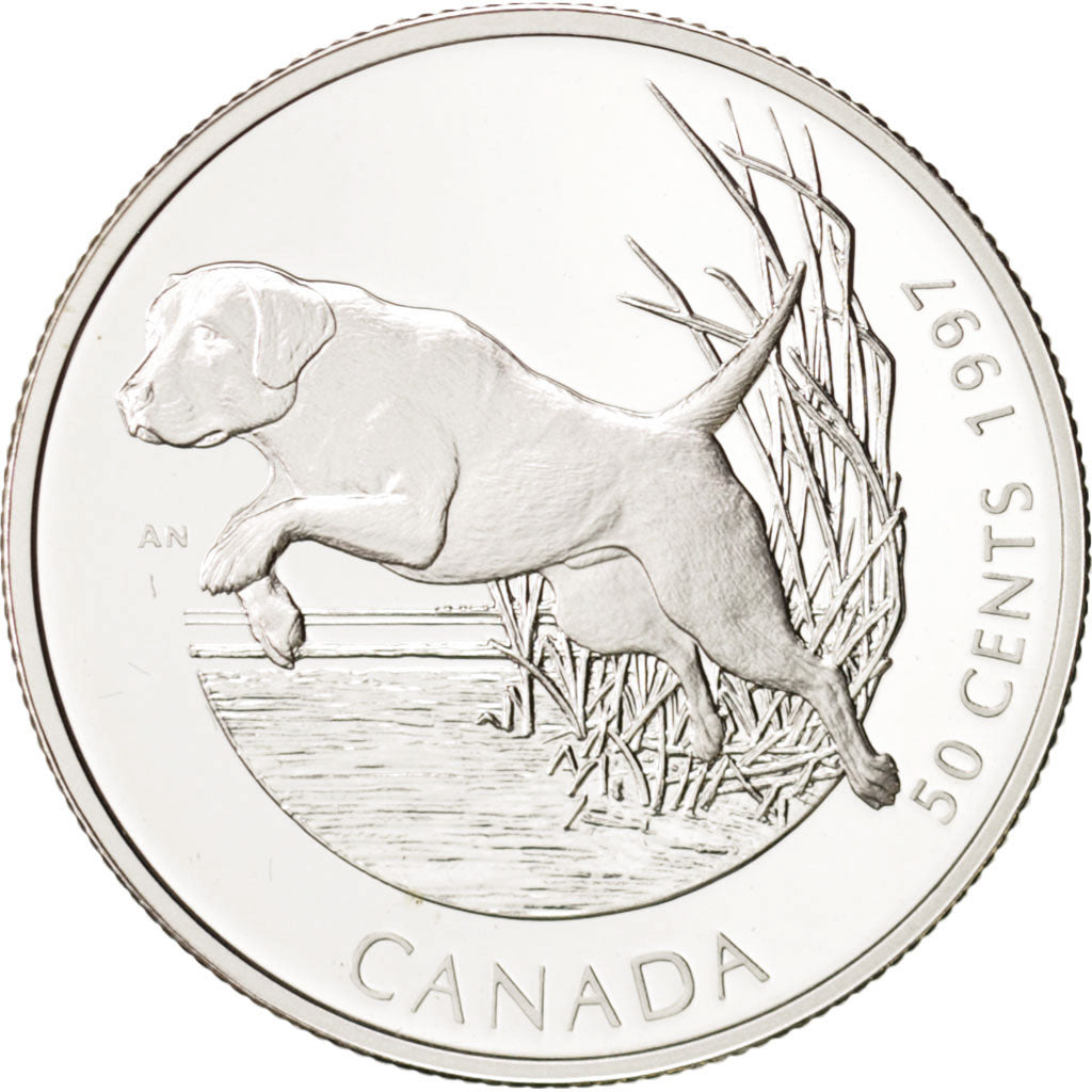 Coin, Canada, Elizabeth II, 50 Cents, 1997, Royal Canadian Mint, Ottawa
