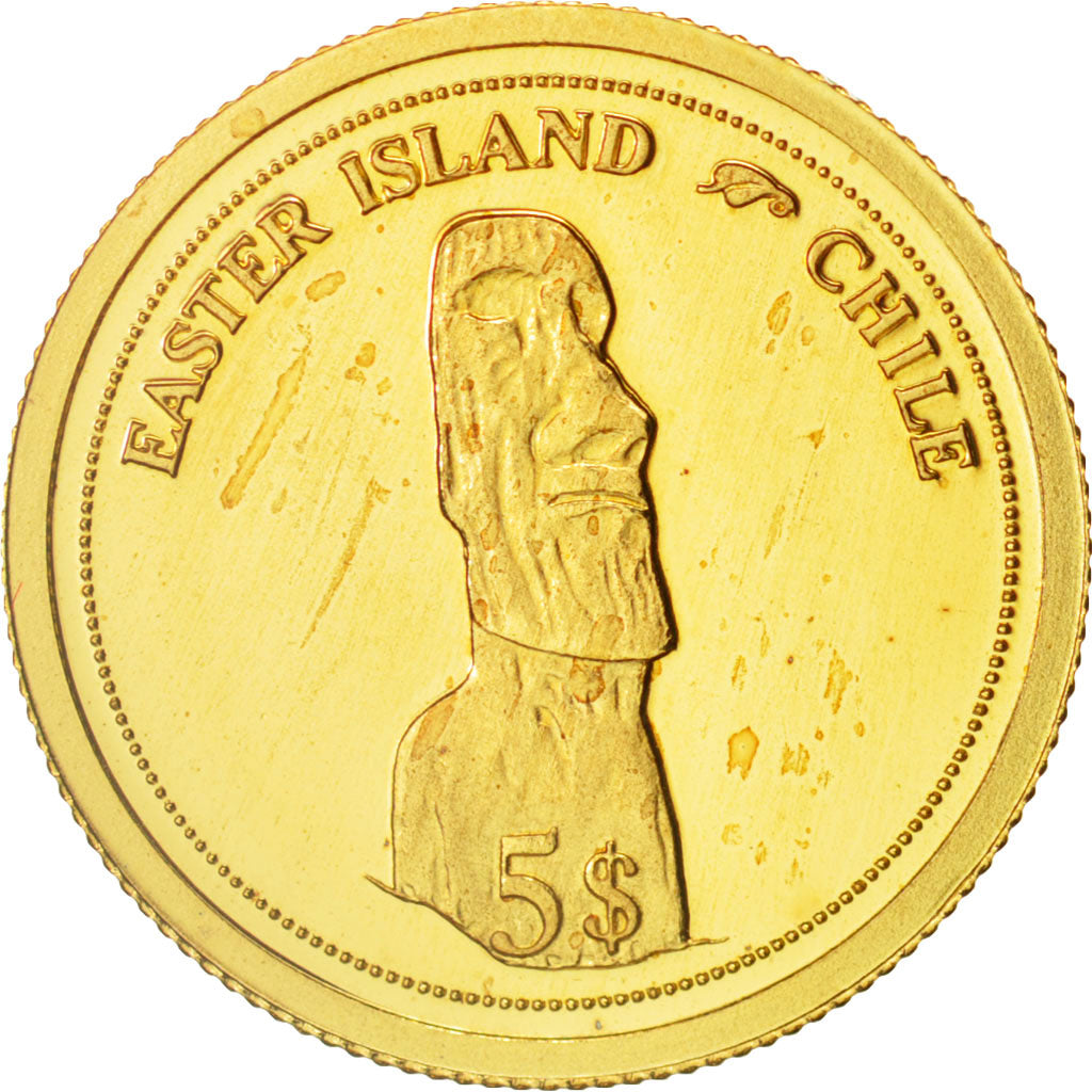 Coin, Fiji, Elizabeth II, 5 Dollars, 2006, MS(65-70), Gold, KM:267
