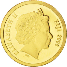 Fiji, Elizabeth II, 5 Dollars, Atlantis, 2006, MS(65-70), Gold, KM:270