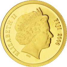 Monnaie, Fiji, Elizabeth II, 5 Dollars, 2006, FDC, Or, KM:266
