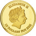 Fiji, Elizabeth II, 10 Dollars, 2011, Matterhorn, MS(65-70), Gold, KM:298