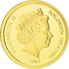 Salomonen, Elizabeth II, 10 Dollars, 2007, B.H. Mayer, STGL, Gold, KM:101