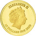 Fiji, 10 Dollars, Nefertiti, 2010, MS(65-70), Gold