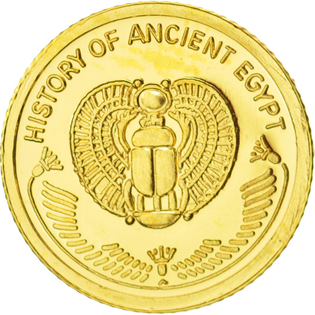 Fiji, 10 Dollars, Egyptian symbol, 2010, MS(65-70), Gold