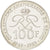 Monnaie, Monaco, Rainier III, 100 Francs, 1989, SPL, Argent, KM:164